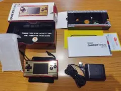 【美品】ゲームボーイミクロ ファミコンカラー