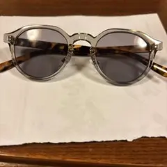 クリアフレーム ラウンドサングラス　フォロー割り有り