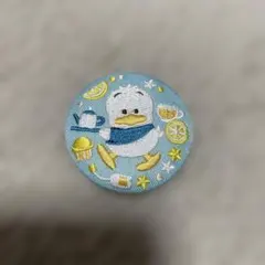 サンリオ刺繍缶バッジ あひるのペックル