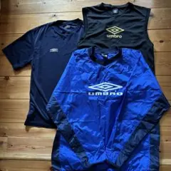umbro シャツ3枚セット（ノースリーブ・半袖・長袖）