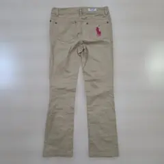 Polo Ralph Lauren チノパン ベージュ ピンク刺繍のサムネイル