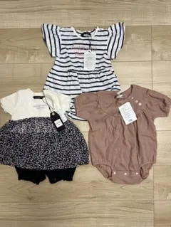 ベビー夏服　3枚セット　新品未使用