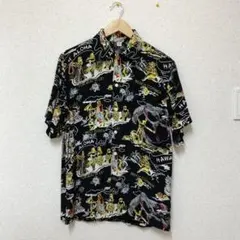 コナベイハワイ アロハシャツ サイズS ブラック ランドオブアロハのサムネイル