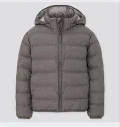 ライトウォームパデットパーカ 120 ダークグレー