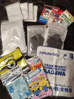 子供用マスクセット パステルマスク グレー S 3枚入×2 布マスク7枚 など