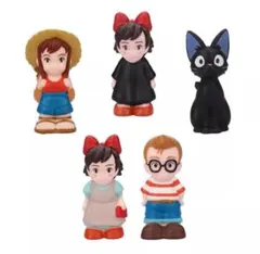 【美品】スタジオジブリ　魔女の宅急便　ミニソフビ指人形セット