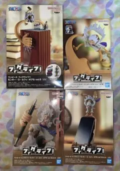 ワンピース　フィグライフ！　ルフィ　-ギア５- 　４点