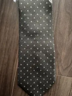 BURBERRY ドット柄 ネクタイ 黒