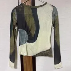 抽象模様 長袖トップス