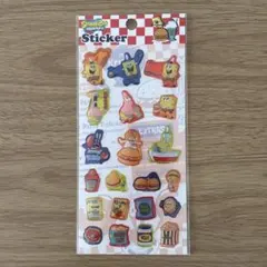 【国内正規品】PLAZA限定 スポンジボブ ぷっくりシール ステッカー