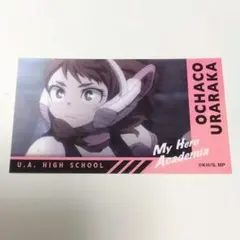 ヒロアカ メモリーカットステッカー シール 麗日お茶子3