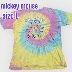 【激レア】ミッキーマウス タイダイ Tシャツ L vinteage