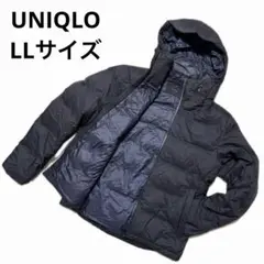UNIQLO ユニクロ　ダウンジャケット　LLサイズ　軽い　ブラック　黒　冬