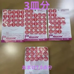 ヤマザキ春のパン祭り90点3皿分おまけ7.5点