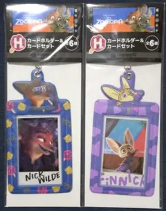 Happyくじ ズートピア H賞 カードホルダー&カード ニック フィニック