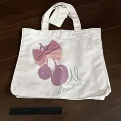 JILLSTUART トートバッグ リボン チェリー ホワイトのサムネイル