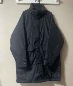 【最終値下げ】OLD UNIQLO ユニクロ ミドル丈中綿ジャケット　ブラック