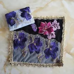 お値下げ、タオルハンカチ、ポケットティッシュケース、ハンドメイド