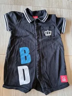 BABYDOLL ロンパース カバーオール ブラックのサムネイル