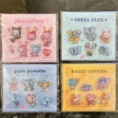 ナルミヤキャラクターズ　ぷっくりしーる　セブンイレブン　コンプリート　シール4種