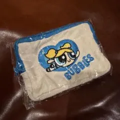 パワパフ チャーム付き刺繍ポーチ バブルス