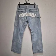 COCOLULU デニムパンツ ライトブルー