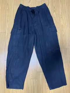 markaware マーカ　リネン100% カーゴパンツ ブラック サイズ2 夏のサムネイル