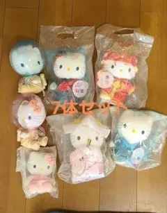 希少！レア！！ハローキティマクドナルド ぬいぐるみ 7体セット