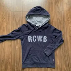 RCWB ネイビー パーカー フード付き　ロデオクラウン　S y2k ロゴ刺繍