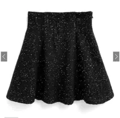 GRL インパン裏地付きツイードスパンコールミニスカート [ta168]