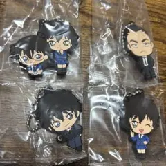 名探偵コナン　カプセルラバーマスコット　4種セット