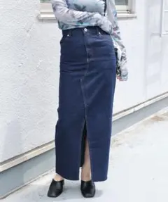 新品　未使用　ap retro フロントスリットデニムタイトスカート