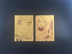 NARUTO 春野サクラ メタリックカード 2枚セットのサムネイル