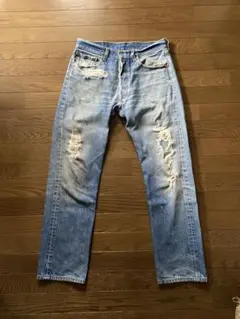 リーバイス 501 Levi's ダメージジーンズ w33 セミヴィンテージ