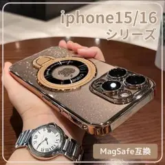 iPhone 15 16 ケース 金 マグセーフ Pro ProMax Plus