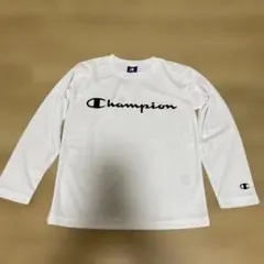 チャンピオン　長袖ロンT ホワイト　140 速乾