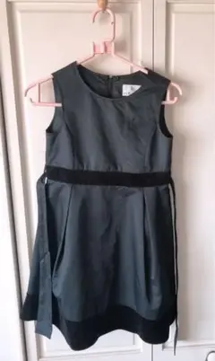 組曲 黒 ワンピース キッズ 女の子 120-130