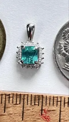JD51☆高級 エメラルド1.003ct プラチナ ペンダントヘッド ソーテ付