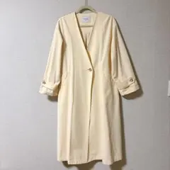 【美品】ノーカラースプリングコート サイズ38のサムネイル