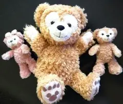 ダッフィー　シェリーメイ　ぬいぐるみ 　パペット　3体セット