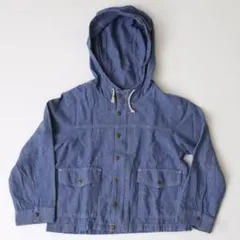 COMME CA ISM 120cm シャンブレーデニムパーカー 子供服