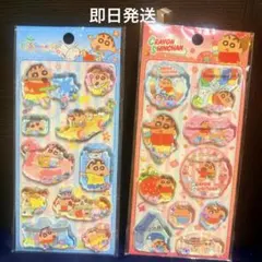 正規品 クレヨンしんちゃん ウォーターシール ２種セット ①