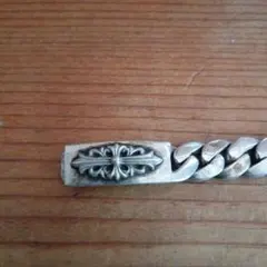 1997刻印クロムハーツ フローラルクロスリンク ブレスレット 20cm