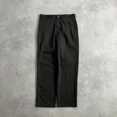 90s ビンテージ 34×32 ワイド ストレート ブラック チノ パンツ 古着