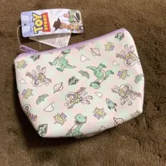 トイストーリー　ポーチ　バズ　レックス　リトルグリーメン