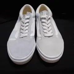 VANS Old Skool パステルブルー チェック柄 スニーカー　23.5㎝のサムネイル