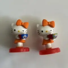 ハローキティ コラボレーション エラー品と正規品の2体セットチョコエッグ