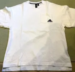 adidas ポケット付き Tシャツ ホワイト Sのサムネイル