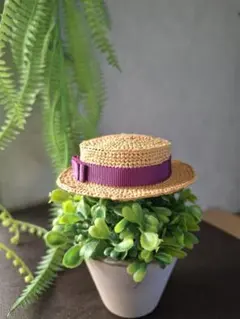 yam chan様専用　リカちゃん用　カンカン帽子&いちごベレー帽