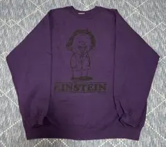 【美品】90sアインシュタイン　ビンテージスウェットXL 偉人デザインのサムネイル